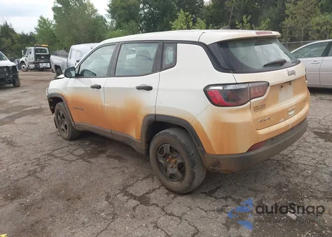 2021 Jeep Compass Sport 4X4 из США, поврежденный, VIN 3C4NJDAB4MT504473